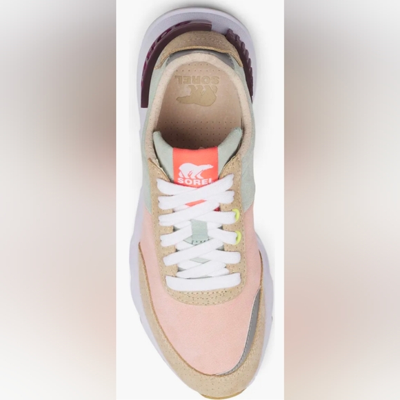 Sorel Kinetic Lite Lace Natural Tan Women's Sneakers Size 7 NWOT MSRP $119.95 - Picture 2 of 8